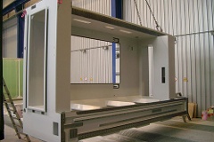 Prototyp Maschinenbett in DUROPOL-Bauweise