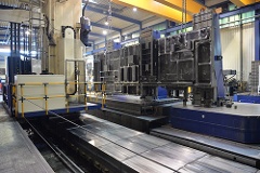 CNC-Großbearbeitungszentrum mit 11 m X-Achse und Rundtisch 3 x 3 m mit Palettenwechsler